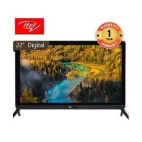 Itel 22 Inches Digital TV AC/DC- (HDMI/USB Ports) With Inbuilt Decoder