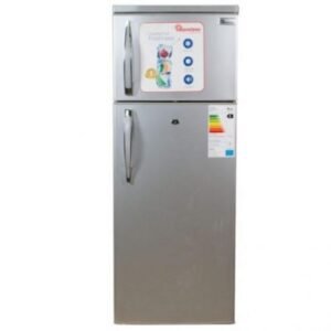 Ramtons RF/217 fridge 213 liters 2 door direct cool, silver