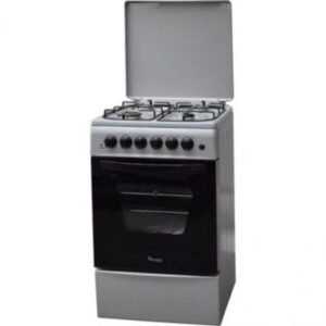 Ramtons RF/316 Cooker 4gas + electric oven 50x50 silver standing cooker