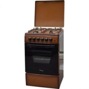 Ramtons RF/315 Cooker 4gas+electric oven 50x50 brown standing cooker