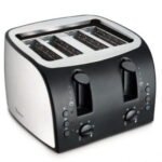 Ramtons S 4 slice pop up toaster STAINLESS STEEL- RM/195
