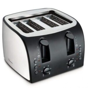 Ramtons S 4 slice pop up toaster STAINLESS STEEL- RM/195