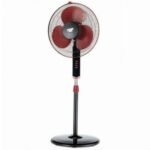 Ramtons free standing fan, BLACK AND MAROON, 3 SPEED- RM/272