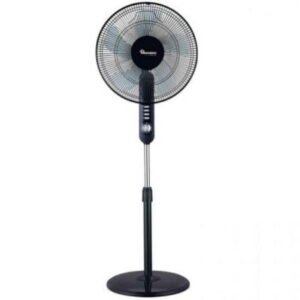 RAMTONS BLACK STAND FAN, 3 SPEED- RM/552