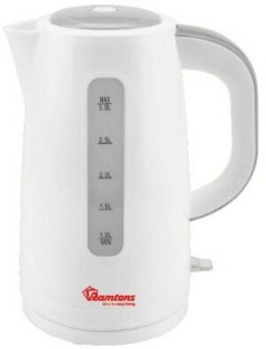 Ramtons corded electric kettle 3 LITRES WHITE- RM/567