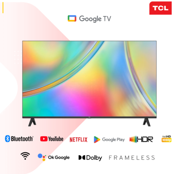 TCL 43 Inch Smart Android Google TV 43S5400