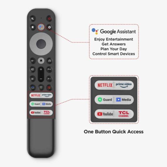 TCL 32 Inch Smart Android TV Remote