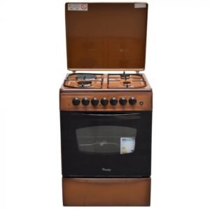 Ramtons RF/401 Cooker 3G+1E 50X60 Brown standing gas % electric cooker