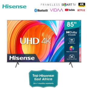 Hisense 85 Inch Smart TV 85A7HKEN