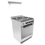 Ramtons 4 gas stainless steel elba cooker- EB/215