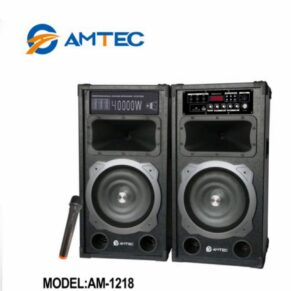 Amtec AM-1218 Double Speaker Public address Party Subwoofer speaker