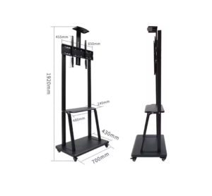 TV Stand Trolley Shelf with Wheels for 32 to 70 Inch TV
