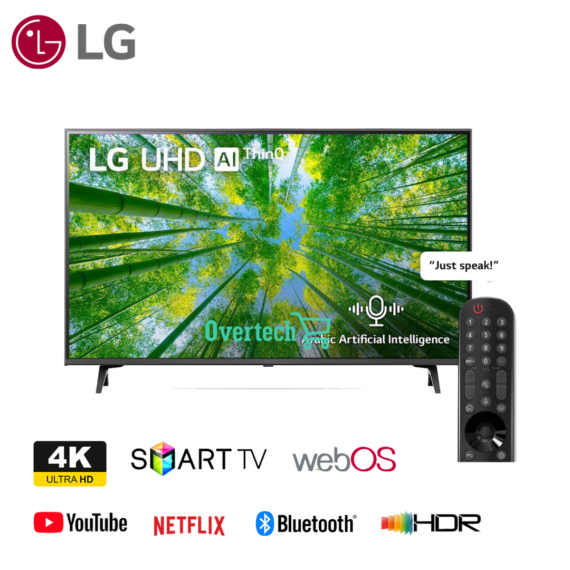 LG 55 Inch Smart TV 4K UHD UQ8000 (55UQ80006)