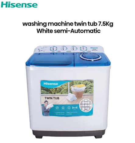 Hisense Twin Tub Washing Machine WSQB753W