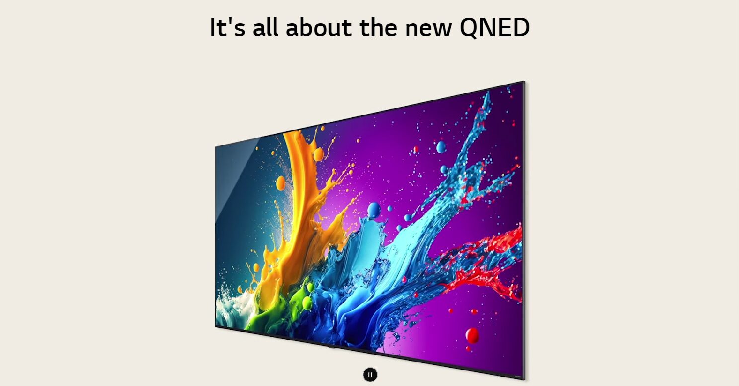 LG 55 inch QNED80T Smart TV QNED 4K