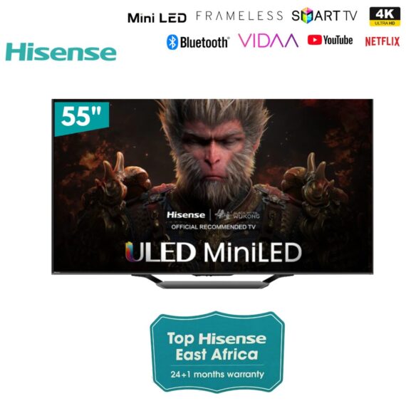 Hisense 55U7N 55 inch Mini-LED ULED 4K TV (55U7NKKEN)