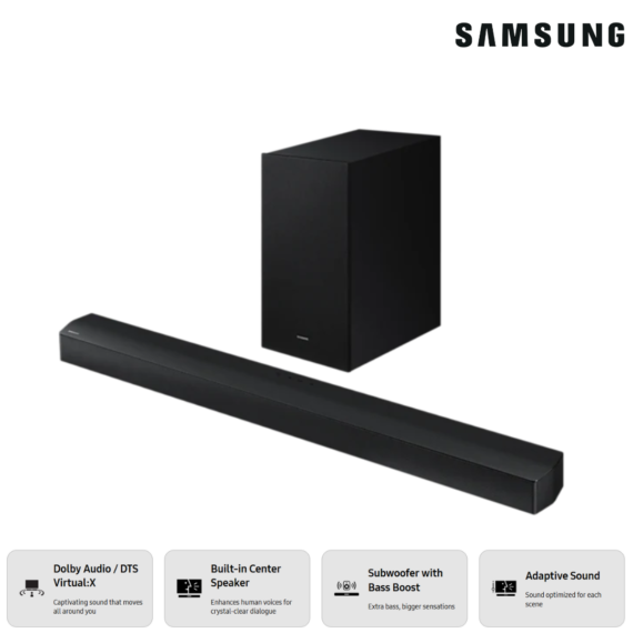 Samsung B650D Soundbar 370W 3.1ch Dolby Audio