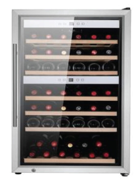 SL-60 Dual Zone LED Light Wine Cooler Freestanding