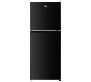 Von VRT-182NRAK Double Door Fridge - 181L, Dark Inox