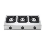 Amaze Cooker Stainless Steel 3 Burner Table Top Gas Stove