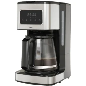 MIKA Coffee Maker MCMD2002BS Digital, 12 Cups, 1000W, Black & Stainless Steel