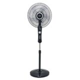 MIKA STANDING FANMFS1625BS 16", Black & Silver