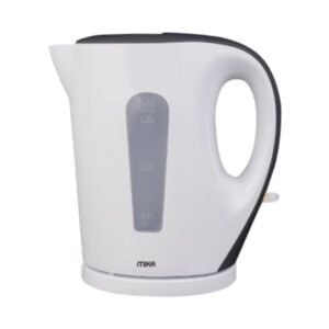 MIKA Kettle MKT1105WB(MKT1105) 1.7L, Plastic, Cordless, Open Element, Cream White & Black