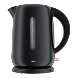 MIKA Kettle MKT1801B 1.7L, Plastic, 360º Cordless, Concealed Element, Black