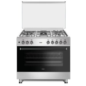 MIKA STANDING COOKER MST9041WEF10HI(MST90PU41HI/FOW) 4 Gas Full Oven  Half Inox