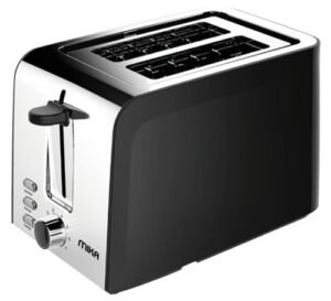MIKA Toaster MTS2205  2 Slice, Brush S.S & Black