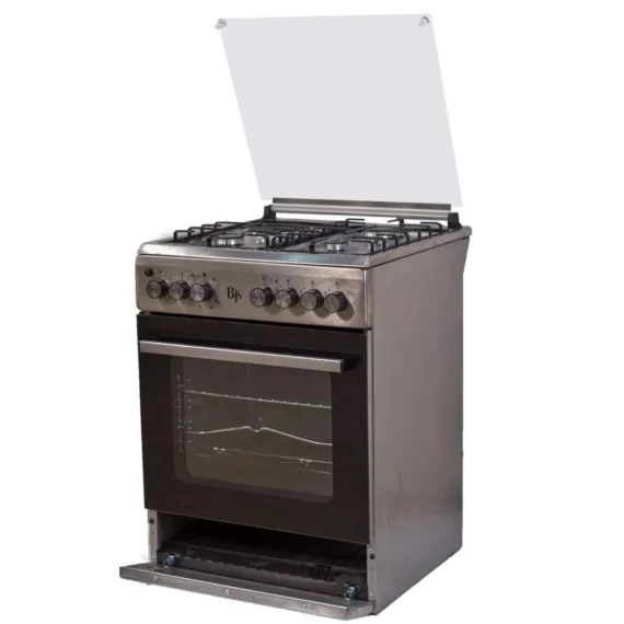 BJS I-6011T-INOX/SILVER 60X60 3-GAS+1 Hot Plate With Turbo-FAN - Image 3