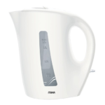 MIKA Kettle MKT1005W 1.7L, Plastic, Corded, Open Element, Cream White