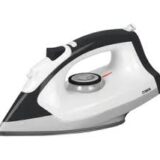 MIKA Dry Iron MDIR268 Non-stick Soleplate, White & Grey