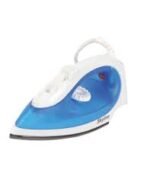 MIKA DRY IRON MDIR318 Non-stick Soleplate, White & Blue