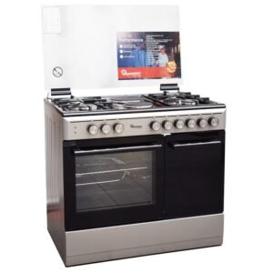 Ramtons 4G+2E 60X90 SILVER COOKER- RF/496