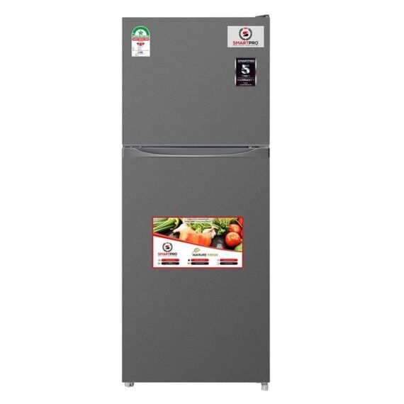 Smart Pro SFR-150DT-I Top-Mounted Defrost Fridge - 118L - Inox (1YR WRTY)