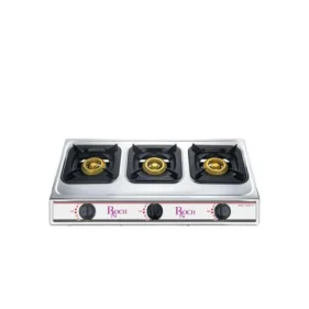 Roch RGC-307TT 3-Burner Automatic Gas Cooker