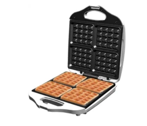 Rebune RE-5-066 Waffle Maker - Non-stick coating, Easy-to-use, Overheat safety protection