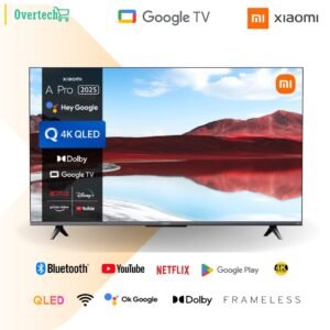 Xiaomi 55 inch Smart Google TV UHD 4K QLED A Pro 2025 Dolby Audio Bluetooth Chromecast 60Hz
