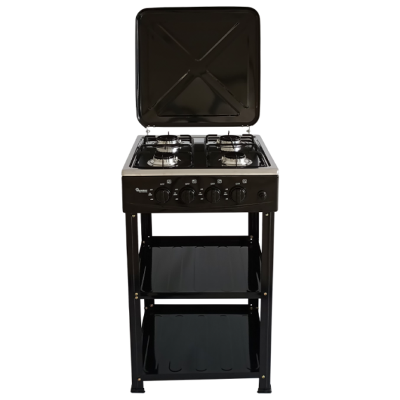 GAS COOKER - RG/547 4 BURNER STAINLESS STEEL WITH STAND