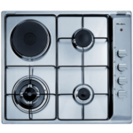 Elba hob EB/607 3 Gas burner+1 electric stainless steel