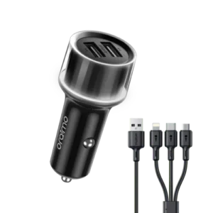 Oraimo OCC-1152D-X93 Highway 15 15.5W Car Charger with 3-in-1 Cable