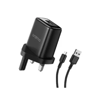 Oraimo OCW-U66S+M53 Micro USB Charger UK - Black