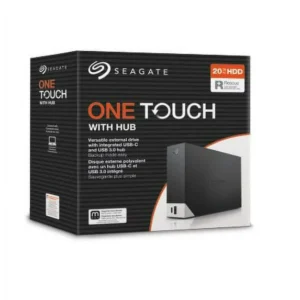 Seagate 20TB One Touch Hub External Hard Drive Desktop HDD – USB-C and USB 3.0 port