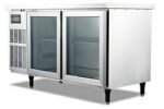KUR-1260 Commercial Under-Counter Chiller - 2 Glass Doors