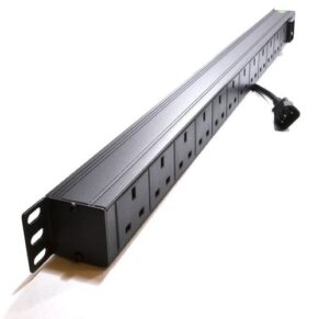 12 Way 1U Horizontal Mount PDU Server Rack
