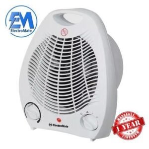 ElectroMate EFH-01 Quartz 800W Room Heater. Fast, Silent, and Energy-Saving Radiant Warmth