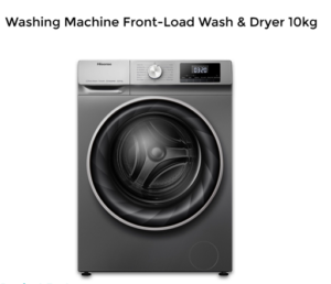 Hisense 10.5/6kg Washing Machine Wash and Dry