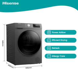 Hisense DHQA902UT 9kg Dryer