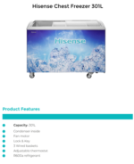 Hisense FC40DD 301L Chest Freezer Hisense FC40DD 301L Chest Freezer